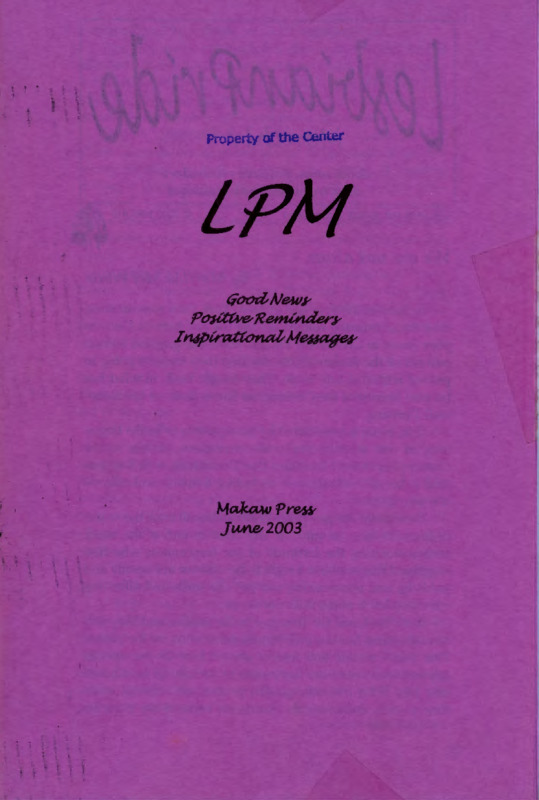 LesbianPride Newsletter : v.8:no.6(2003:Jun.)