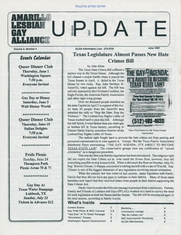 ALGA Update : v.2:no.3(1995:Jun.)
