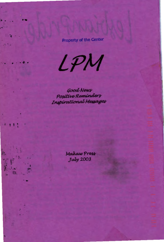 LesbianPride Newsletter : v.8:no.7(2003:Jul.)
