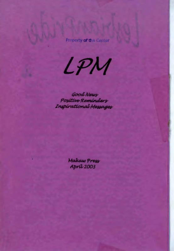 LesbianPride Newsletter : v.8:no.4(2003:Apr.)