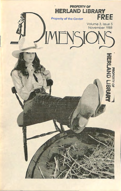 Dimensions : v.3: no.5(1988:Nov.)
