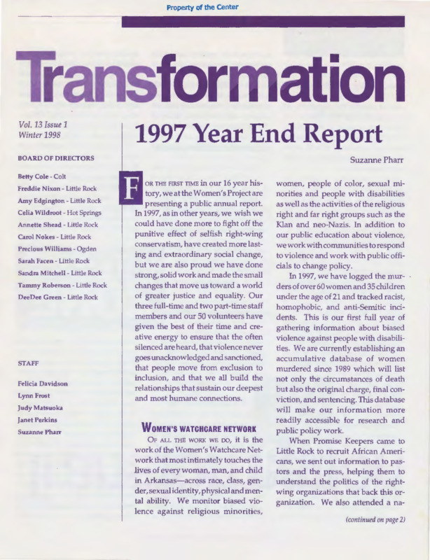 Transformation : v.13:no.1(1998:Winter)