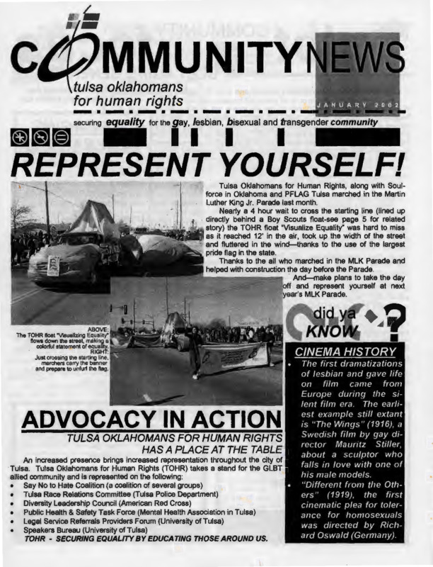 Community Center News : Jan. (2002)