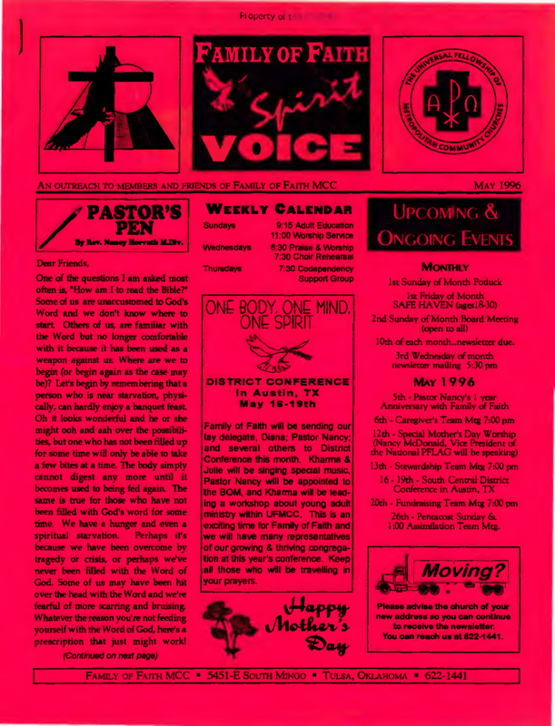 Family of Faith Spirit Voice : (1996:May)