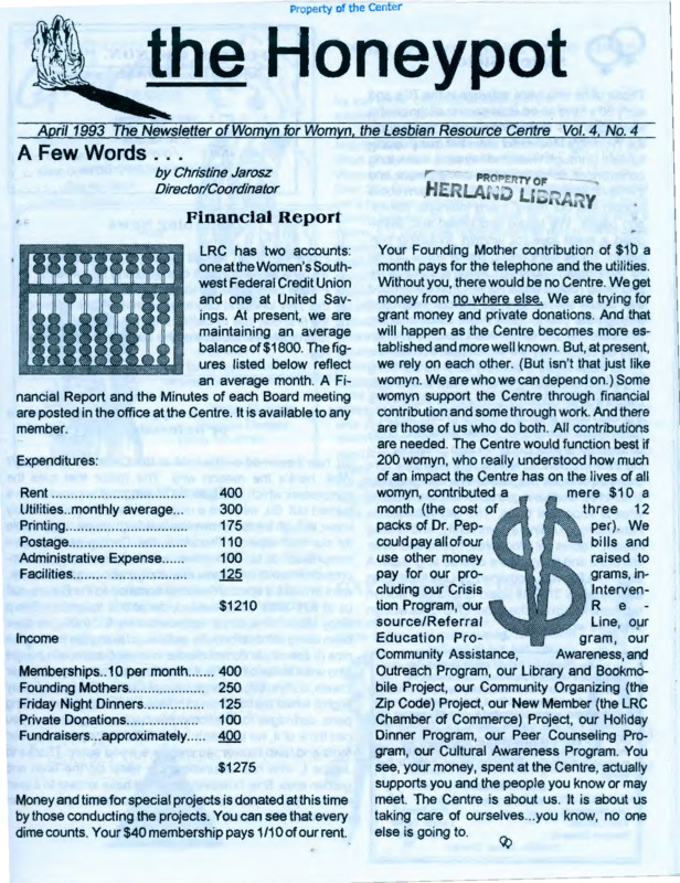 Honeypot : Apr. (1993)