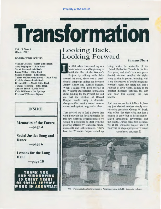 Transformation : v.16:no.1(2001:Winter)