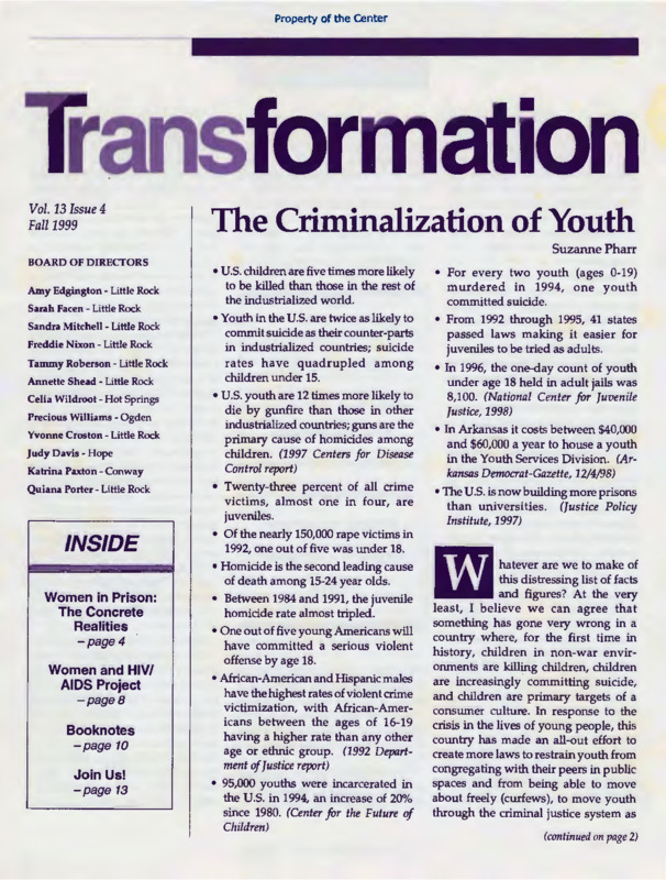Transformation : v.13:no.4(1998:Fall)