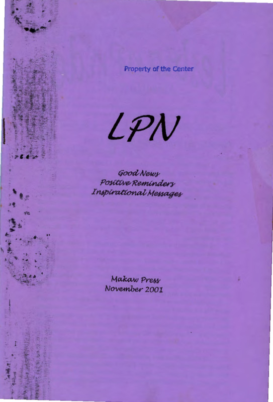 LesbianPride Newsletter : v.6:no.11(2001:Nov.)
