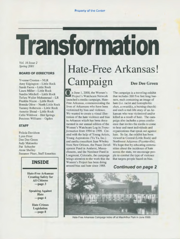 Transformation : v.16:no.2(2001:Spring)