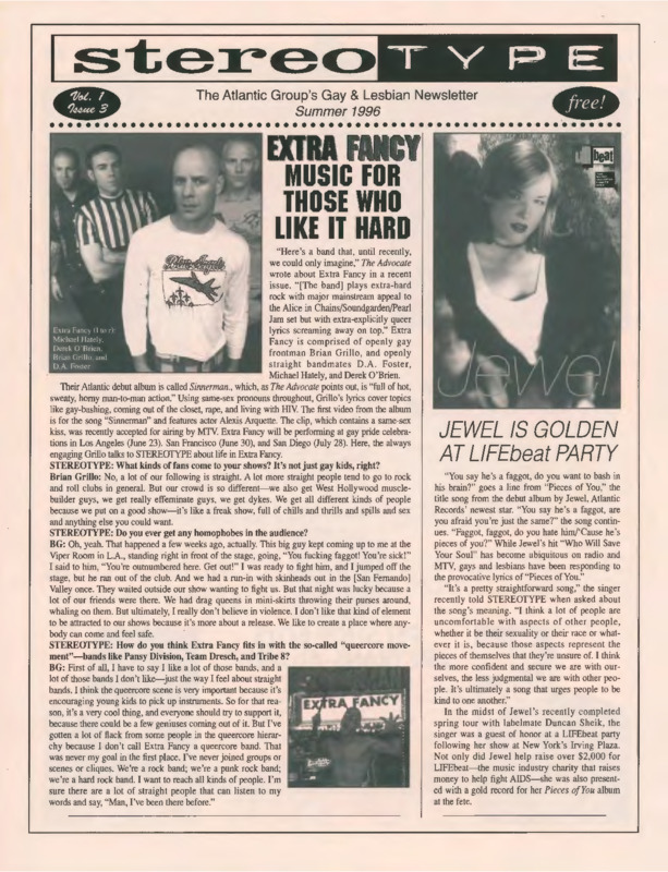Stereotype : v.1:no.3(1996:Summer)