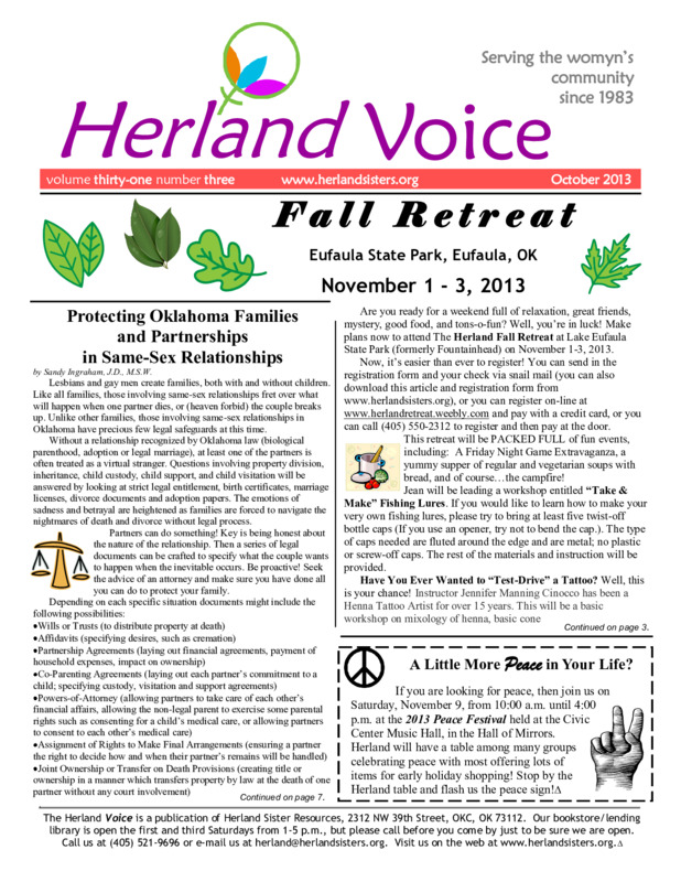 Herland Voice : v.31: no.3(2013)