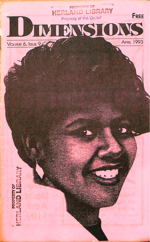 Dimensions : v.6: no.9(1993:Apr.)