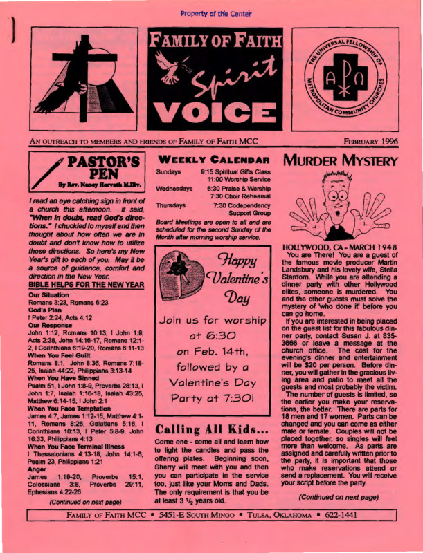 Family of Faith Spirit Voice : (1996:Feb.)