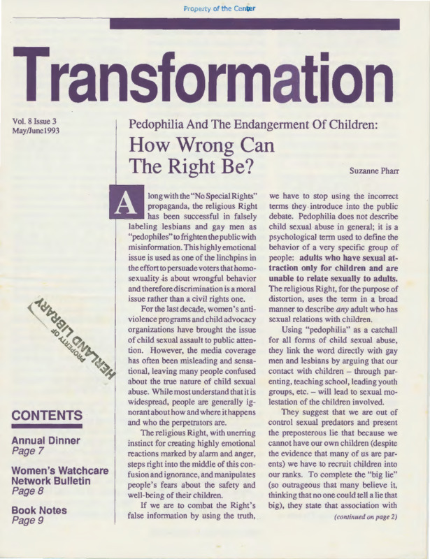 Transformation : v.8:no.3(1993:May/Jun.)