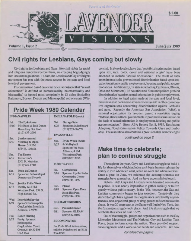 Lavender Visions : v.1:no.2(1989:Jun./Jul.)