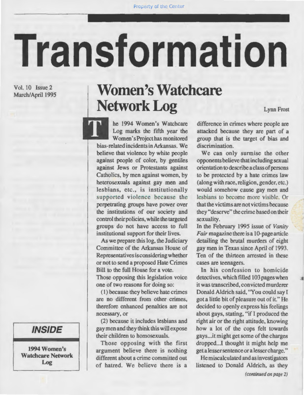 Transformation : v.10:no.2(1995:Mar./Apr.)
