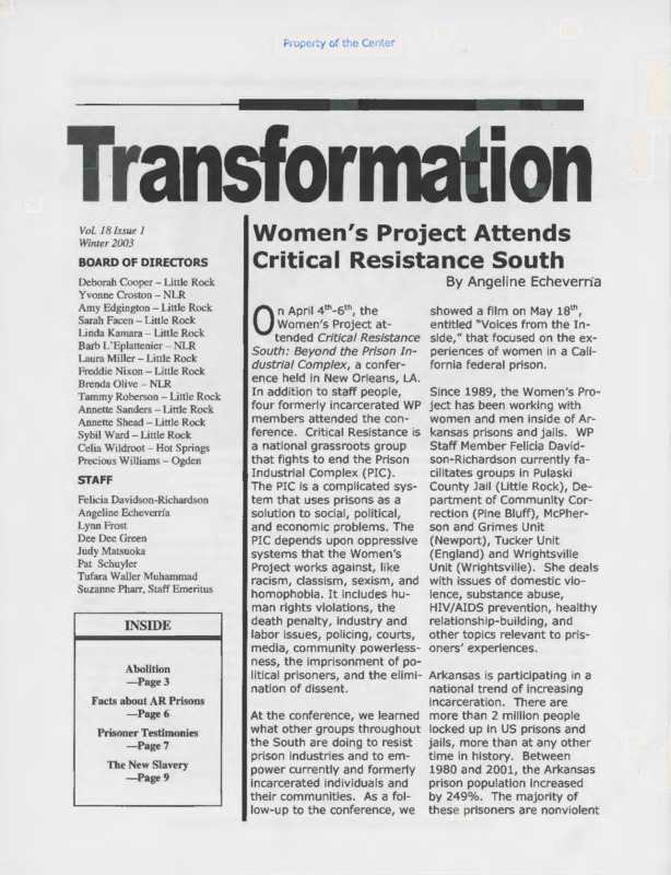 Transformation : v.18:no.1(2003:Winter)