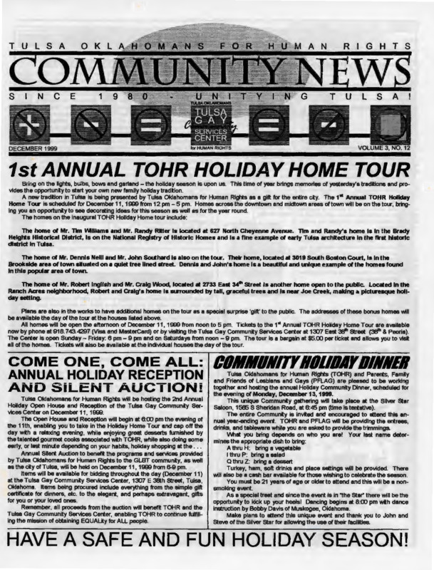 Community Center News : Dec. (1999)