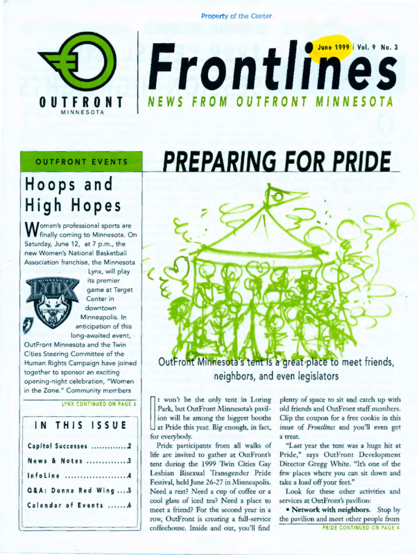 Frontlines: News from OutFront Minnesota