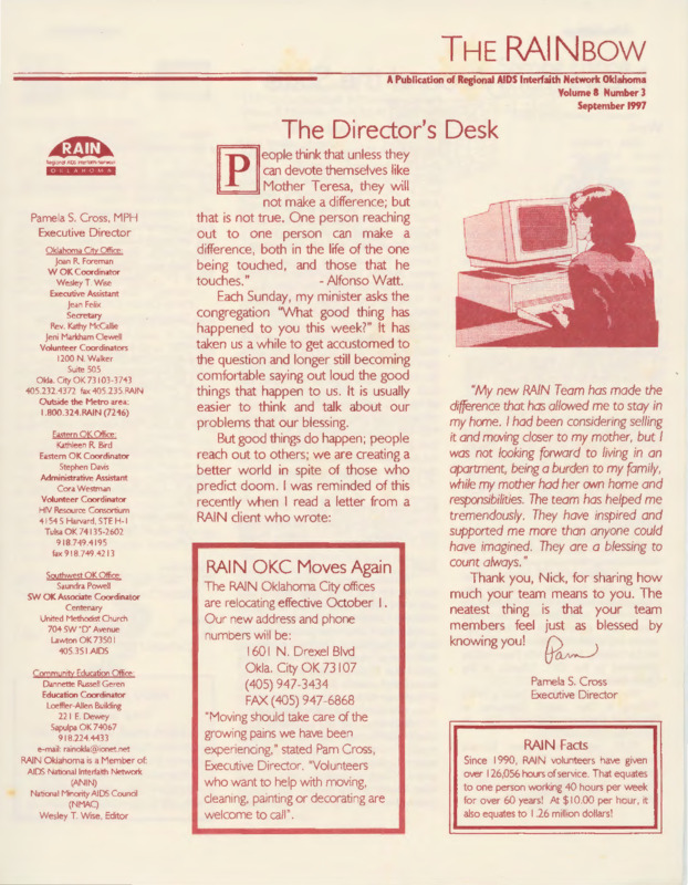 The RAINbow : v.8:no.3(1997:Sept.)
