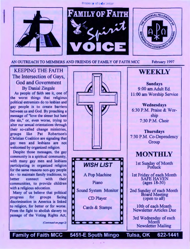 Family of Faith Spirit Voice