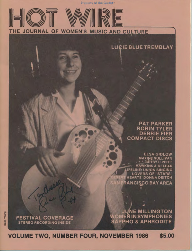 Hot Wire: The Journal of Women's Music and Culture