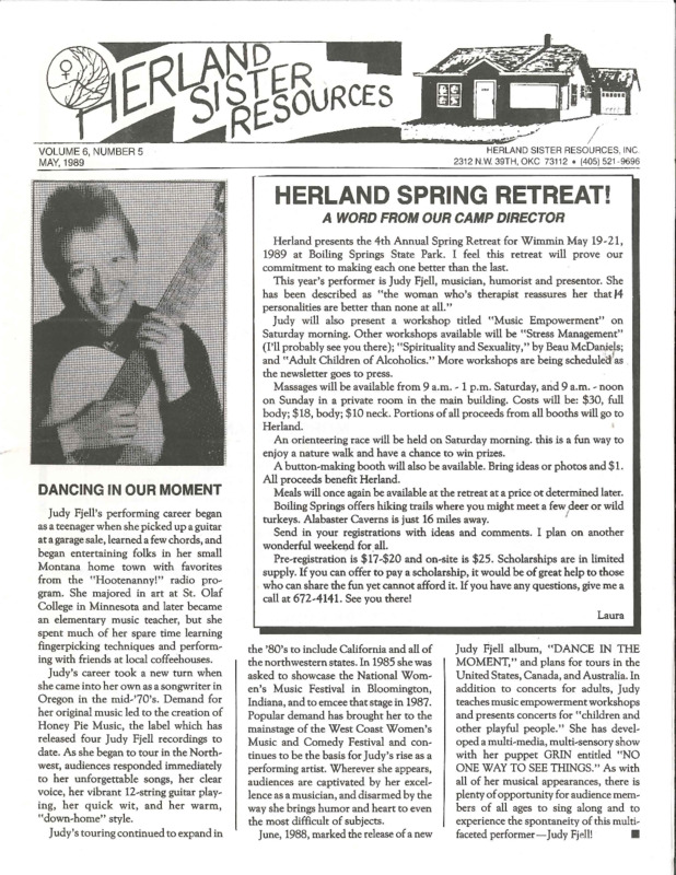 Herland Sister Resources : v.6: no.5(1989)