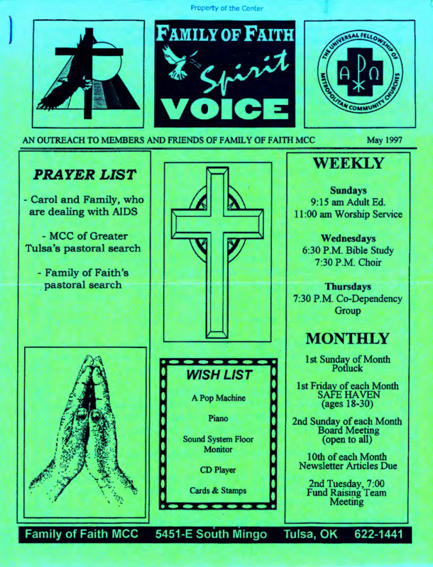 Family of Faith Spirit Voice : (1997:May)