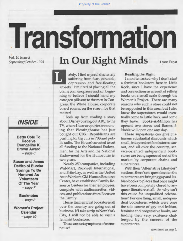 Transformation : v.10:no.5(1995:Sept./Oct.)