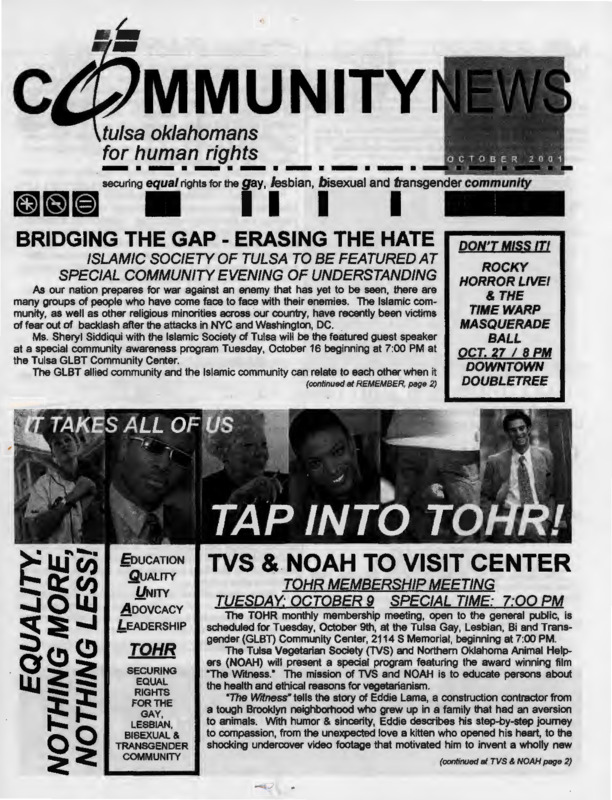 Community Center News : Oct. (2001)