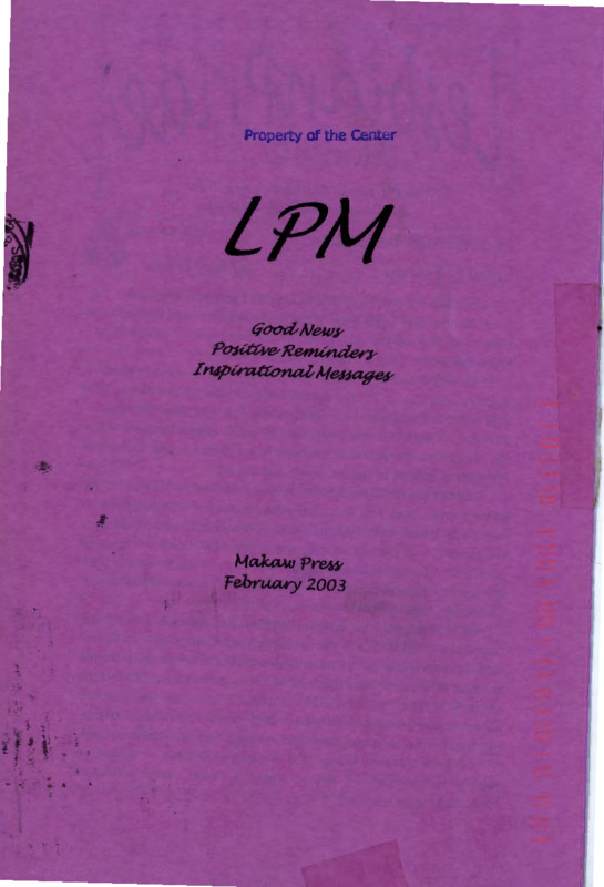 LesbianPride Newsletter : v.8:no.2(2003:Feb.)