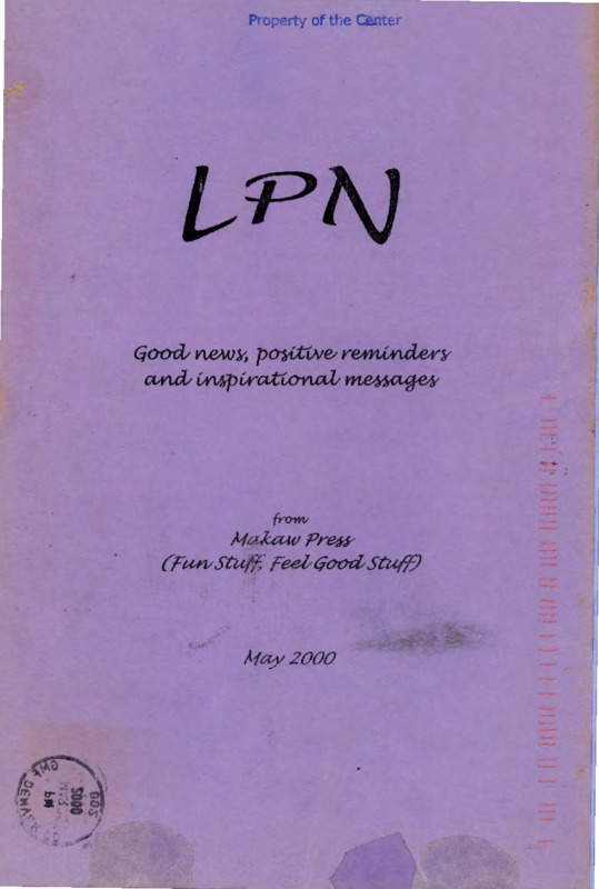 LesbianPride Newsletter : v.5:no.5(2000:May)