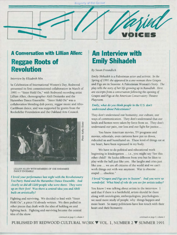 Varied Voices : v.1:no.2(1991)