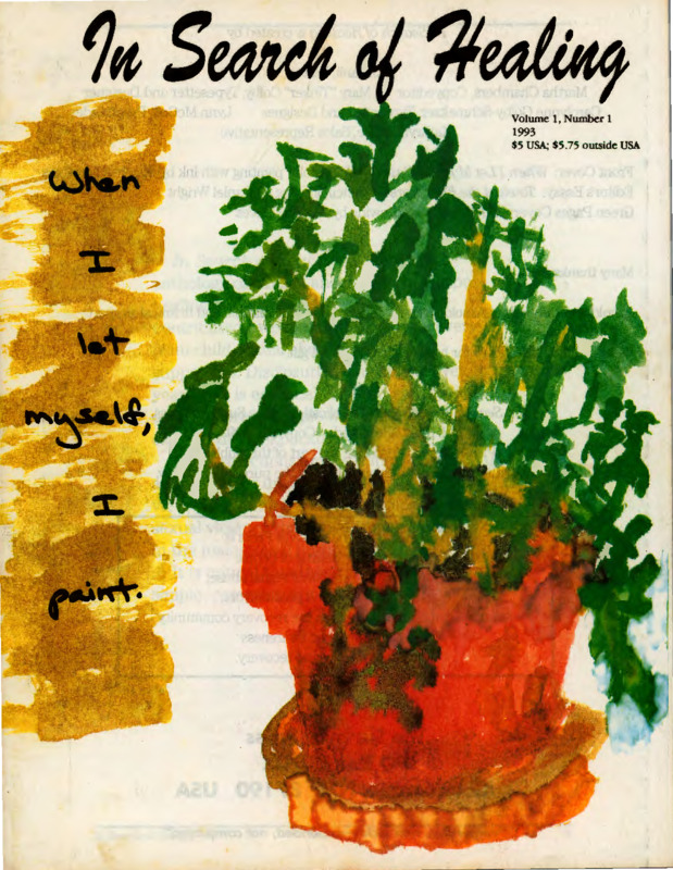 In Search of Healing : v.1:no.1(1993)
