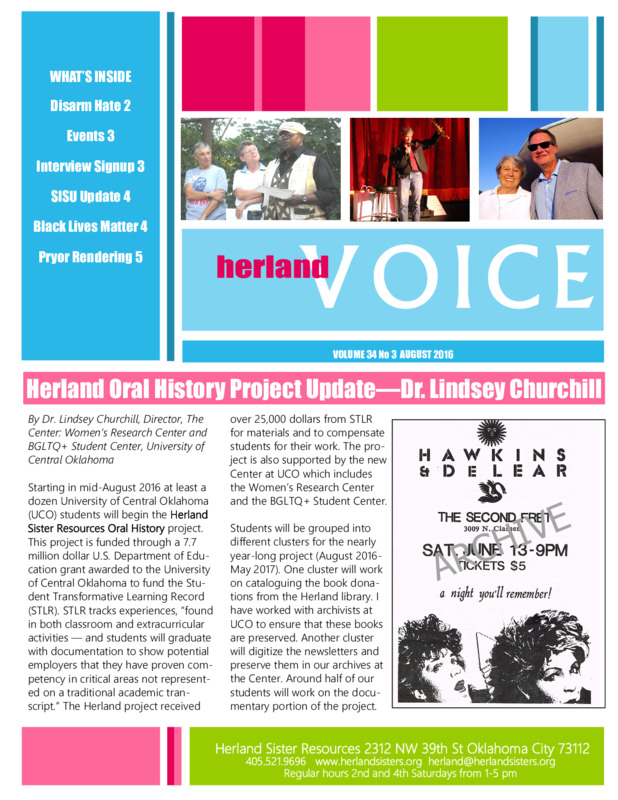 Herland Voice : v.34: no.3(2016)