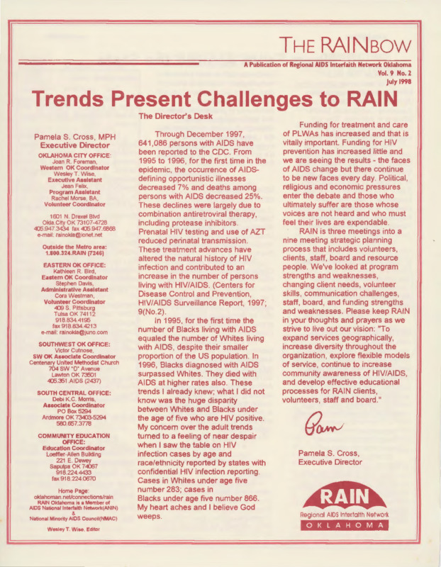 The RAINbow : v.9:no.2(1998:Jul.)