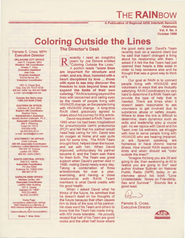 The RAINbow : v.9:no.3(1998:Oct.)
