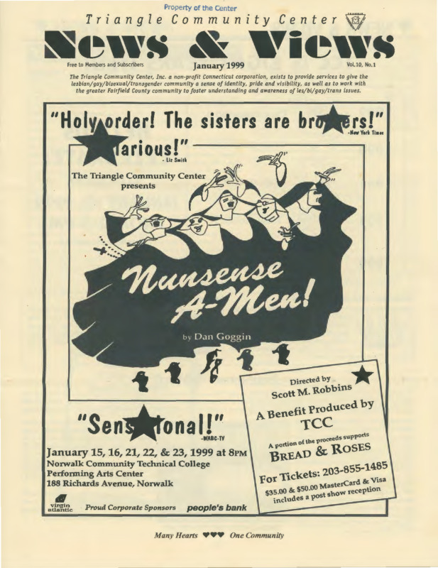 Triangle Community Center News & Views : v.10:no.1(1999:Jan.)