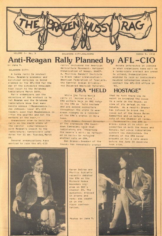 Brazen Hussy Rag : v.1:no.3(1982)